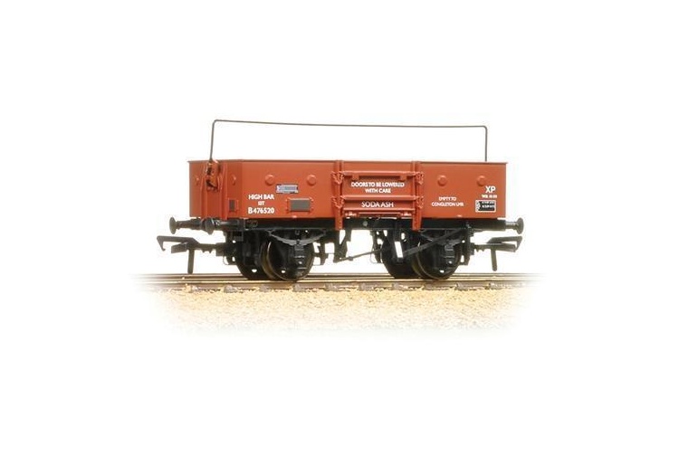 Bachmann Branchline 38-452A 13 Ton Open Wagon W/Sheet Rail High Bar BR Bauxite (Late)