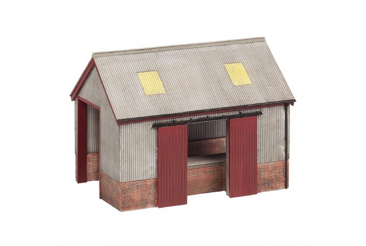 BACHMANN 44-0022 SCENECRAFT CORRUGATED GOODS SHED