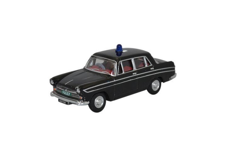 Oxford Diecast 76ACF005 Austin Cambridge Farina Hertfordshire Police Black