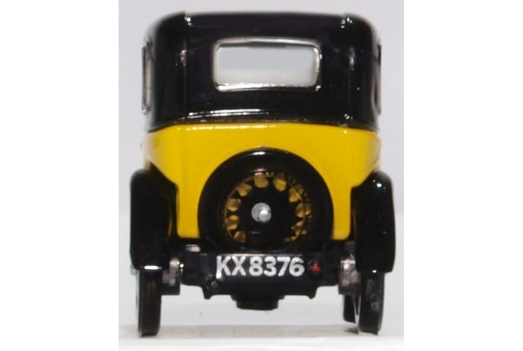 oxford-diecast-76ass007-austin-seven-yellow-and-black-rear