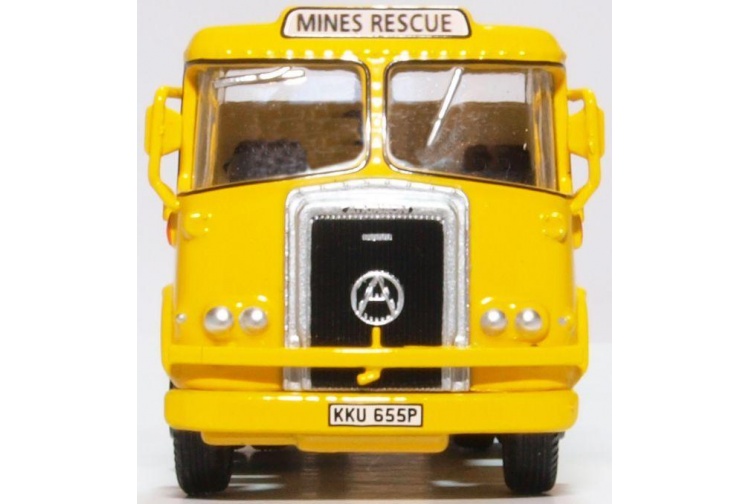 Oxford Diecast 76ATK004 Atkinson Borderer Low Loader NCB Mines Rescue Front