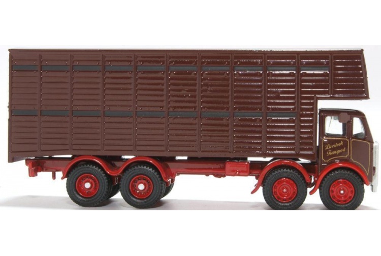 Oxford Diecast 76ATKL005 Atkinson Cattle Truck L Davies And Sons Offside