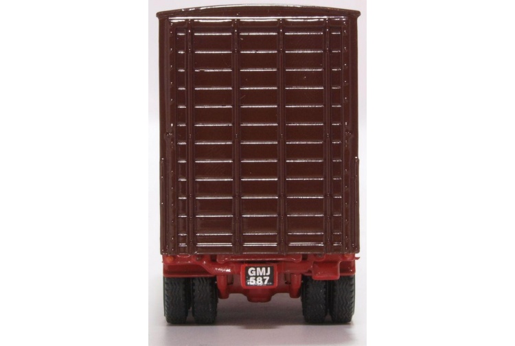 Oxford Diecast 76ATKL005 Atkinson Cattle Truck L Davies And Sons Rear