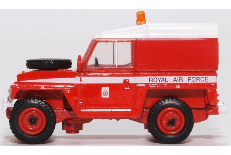 oxford-diecast-76lrl003-land-rover-1/2-ton-lightweight-raf-red-arrows-nearside