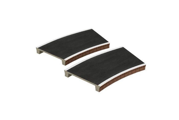 Bachmann Scenecraft 44-0007 Curved Platforms (Pack of 2)