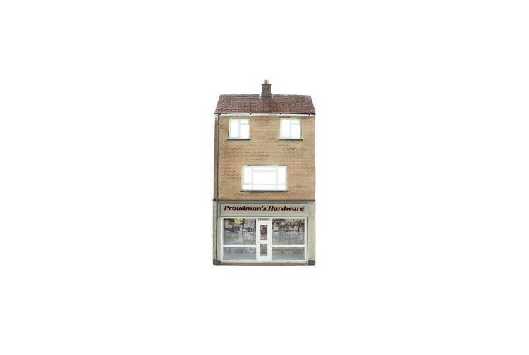 Bachmann Scenecraft 44-256 Low Relief Hardware Store With Maisonette