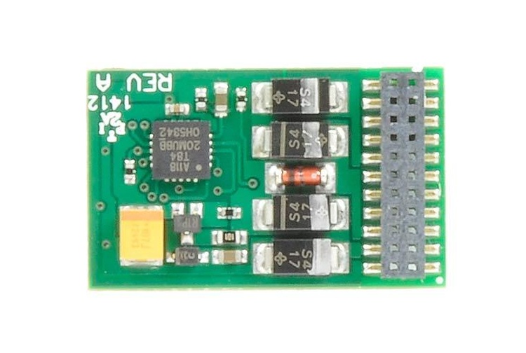 Bachmann 36-557 E-Z Command 1 Amp 4 Function 21 Pin DCC Decoder (DC Compatible)