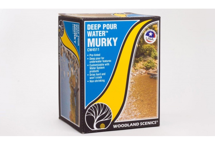 Woodland Scenics WCW4511 Murky Deep Pour Water Package