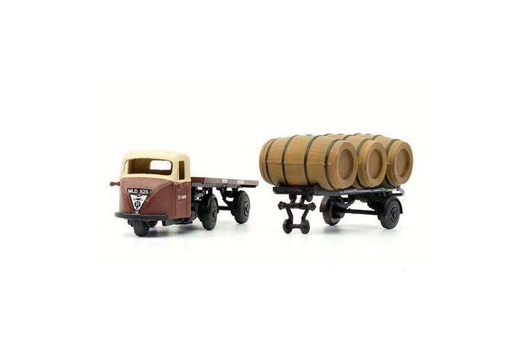 Dapol C033 Scammell Scarab With Trailer And Barrel Load