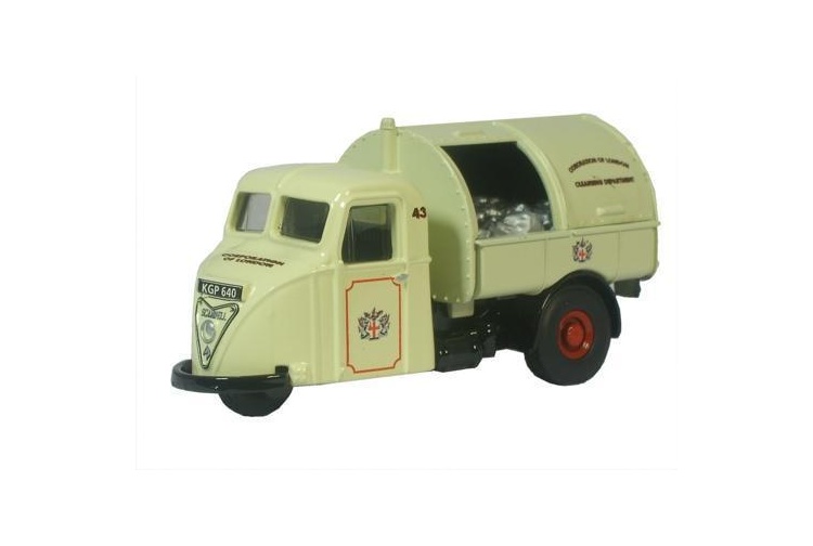 Oxford Diecast 76RAB002 Scammell Scarab Dustcart London