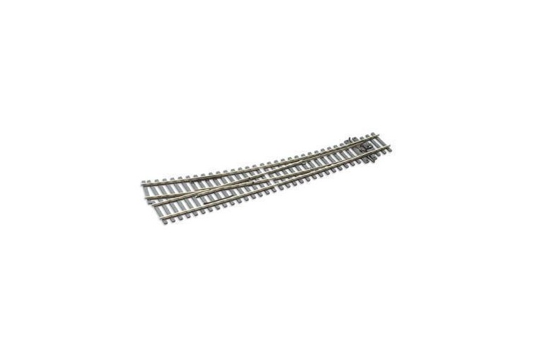 Peco SL-E186 OO Gauge Streamline Code 75 Right Hand Curved Turnout Electrofrog