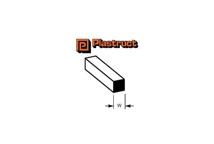 Plastruct PLS90720 MS-20P square rod 0.5mm