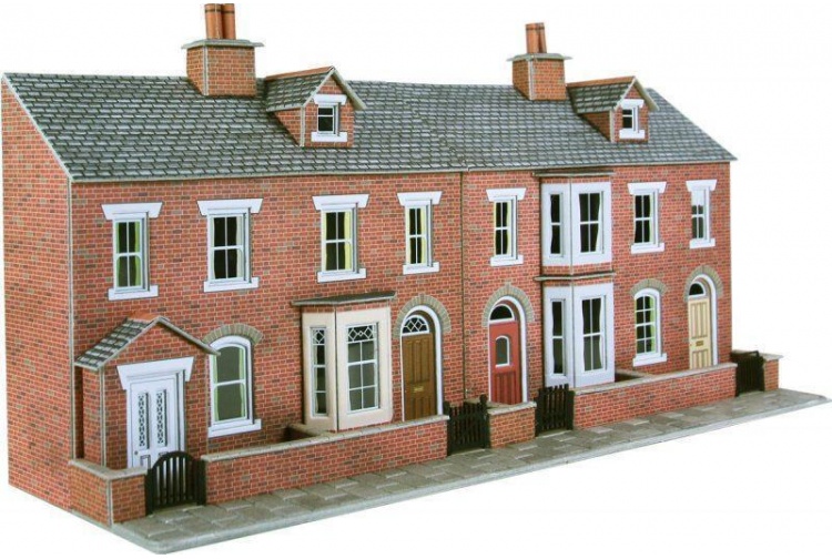Metcalfe PO274 Low Relief Terraced House Fronts