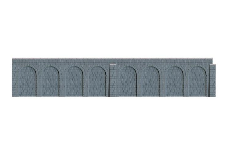 Ratio 537 Brick 'Arch' Retaining Wall 2 x 175mm  '00' Gauge Plastic Kit 1st Post 