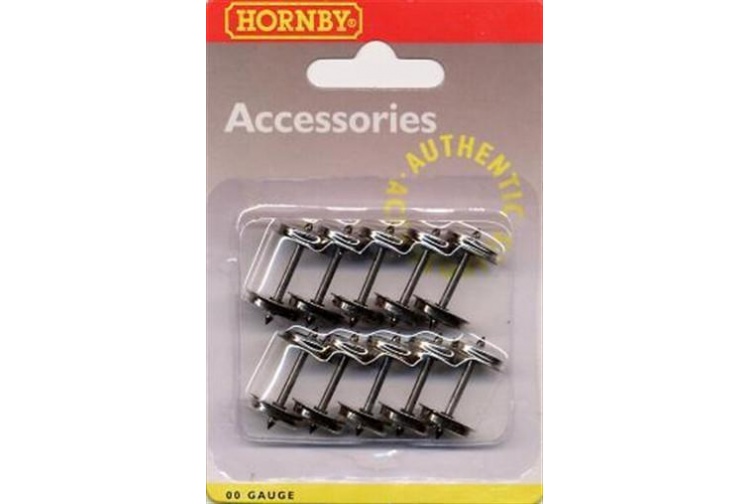 Hornby R8096 Metal Disc Wheels/Axle Set (10 Per Pack)