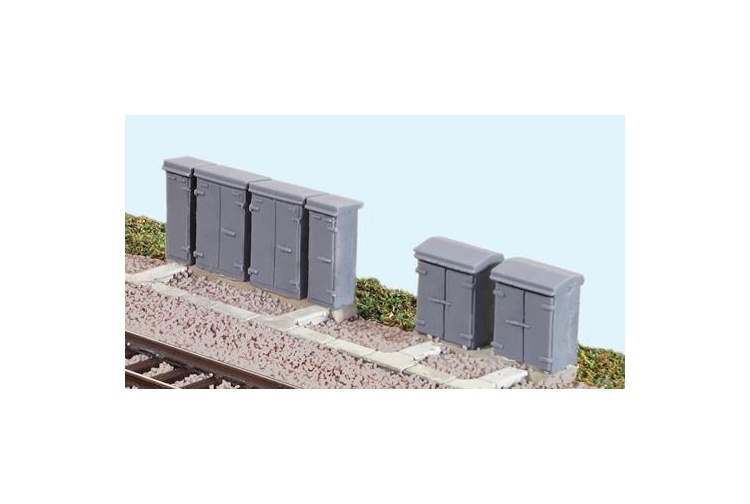 Ratio 257 Relay Boxes N Scale Plastic Kit