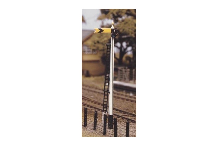 Ratio 461 GWR Distant Signal OO Gauge Plastic Kit finished