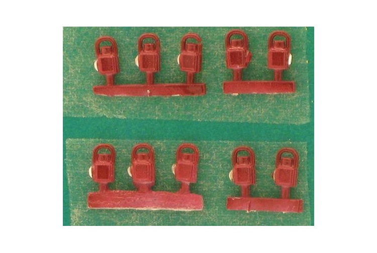 Springside DA4B-2 LMS Head & Tail Lamps - Maroon (Pack of 10)