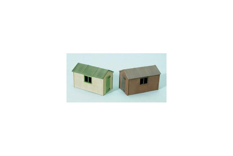 Wills Kits SS58 Wooden Garden Sheds (Pack of 2) OO Gauge Plastic Kit