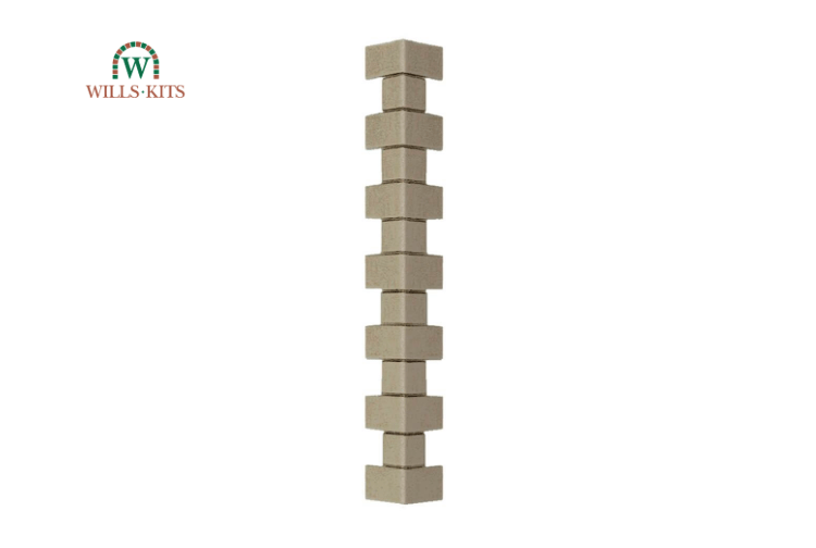 Wills Lineside Kits SS76 Quoins / Corner Stones for model railway buildings.