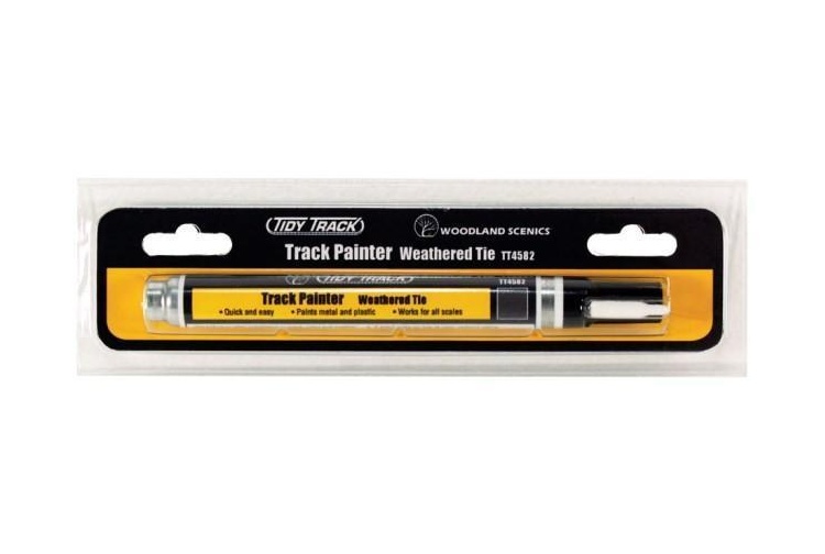 Woodland Scenics TT4582 Tidy Track Track Painter - Weathered Tie