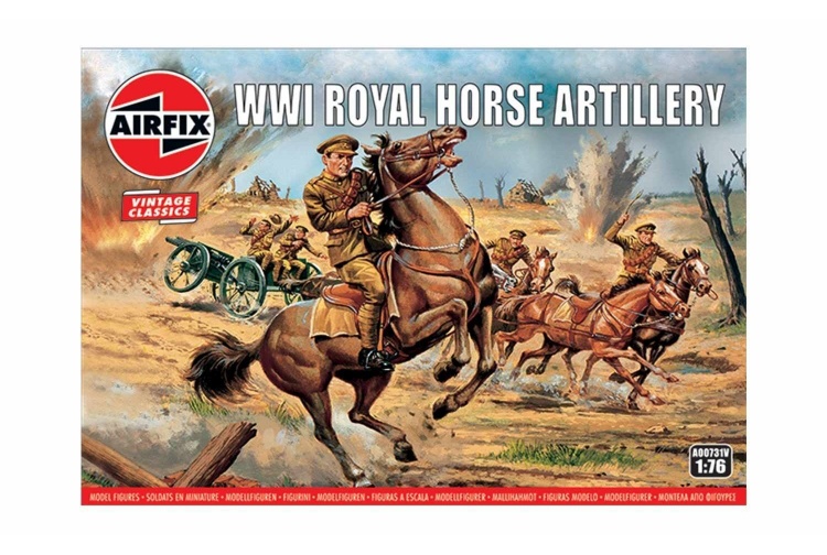 Airfix A00731V Vintage Classics WWI Royal Horse Artillery