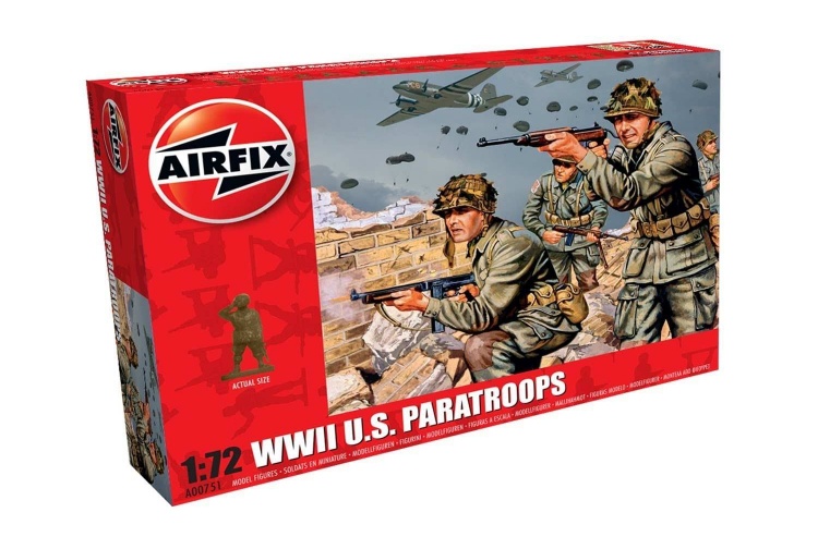 Airfix A00751 WWII US Paratroops 1:72 Scale