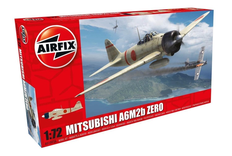 Airfix A01005A Mitsubishi A6M2b Zero 1:72 Scale Model Plane Kit