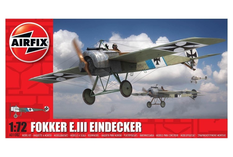 Airfix A01087 Fokker E.III Eindecker 1:72 Scale Model Aircraft Kit