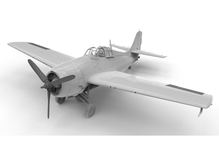 Airfix A02070 Grumman F4F-4 Wildcat 1:72 Scale Model Aircraft Kit assembled