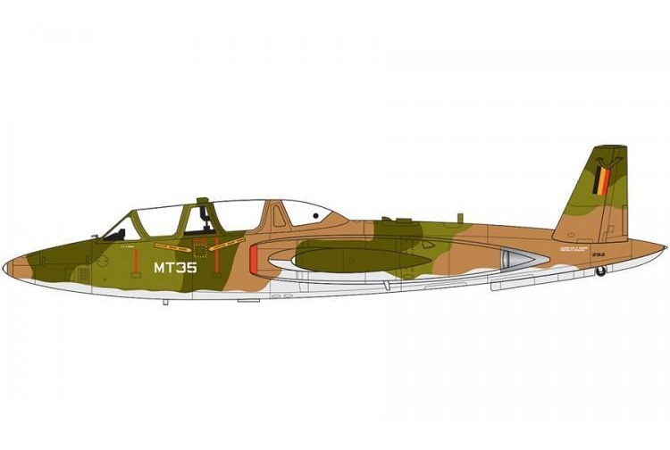 Airfix A03050 Fouga CM.170 Magister 1:72 Scale Model Aircraft Kit v2
