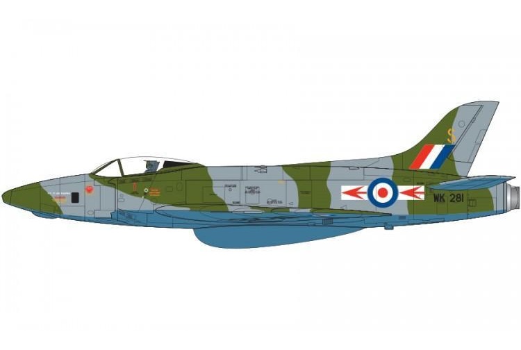 Airfix A04003 Supermarine Swift F.R MK5 Model Aircraft Kit colour scheme 2