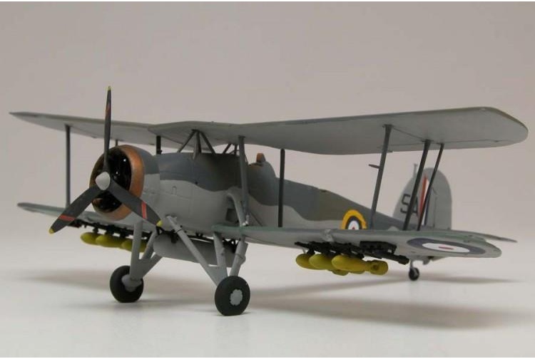 Airfix A04053 Fairey Swordfish MK1 1:72 Scale Model Aircraft Kit assembled