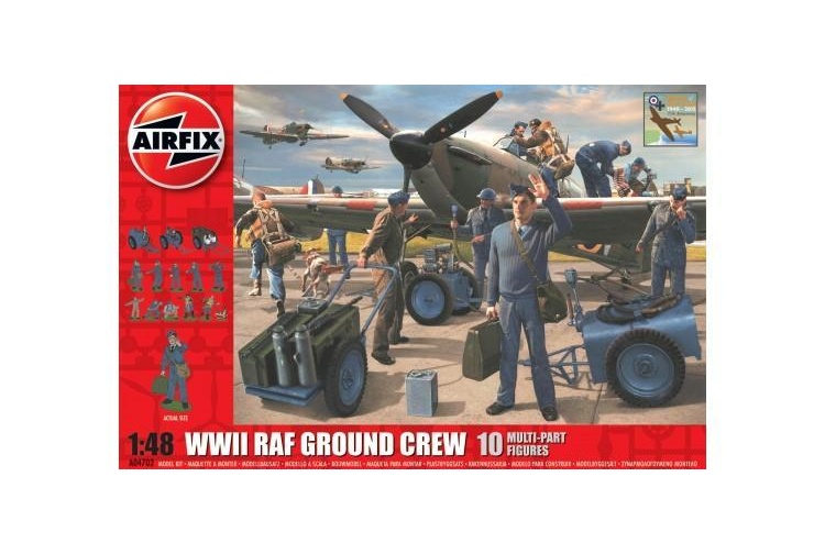 Airfix A04702 WWII RAF Ground Crew O Gauge Plastic Kit