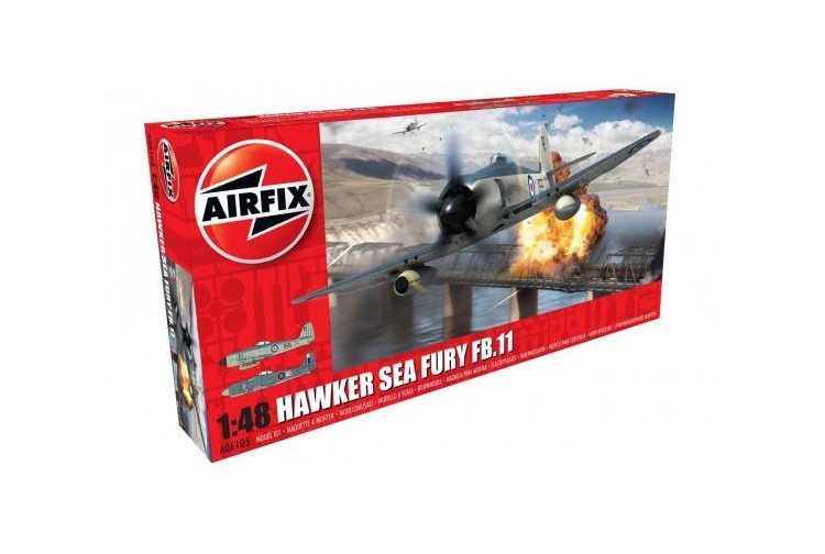 Airfix A06105 Hawker Sea Fury FB.II 1:48 Scale Model Aircraft Kit