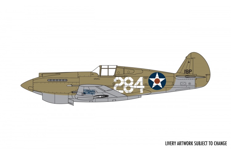Airfix A01003B Curtiss P-40B Warhawk Scheme