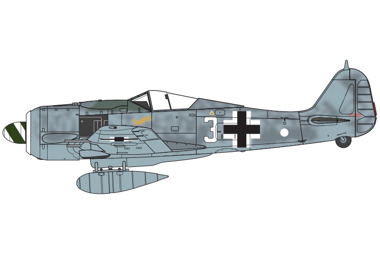 Airfix A01020A Focke-Wulf Fw190A-8 Scheme