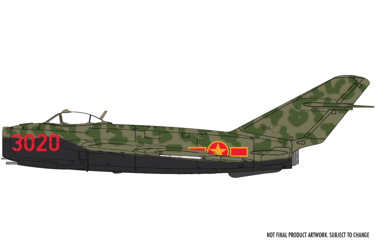 Airfix A03091 Mikoyan-Gurevich MiG-17 Fresco Livery 1