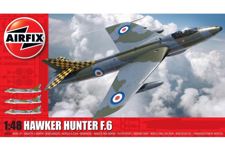 aboveAirfix A09185 Hawker Hunter F.6 Package