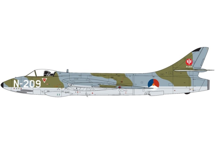 aboveAirfix A09185 Hawker Hunter F.6 Scheme N-209
