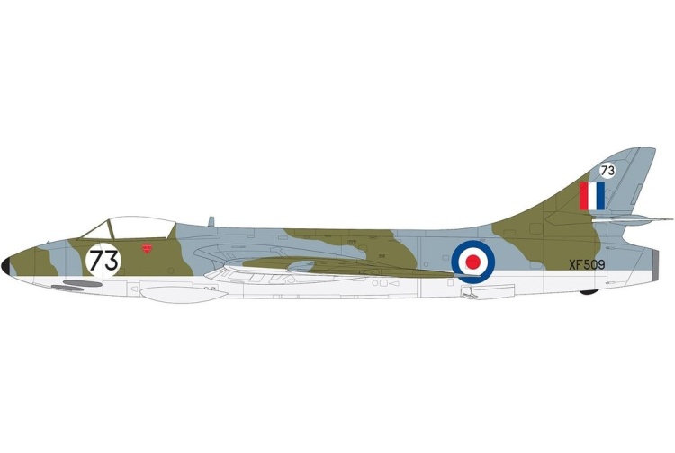 aboveAirfix A09185 Hawker Hunter F.6 Scheme XF 509