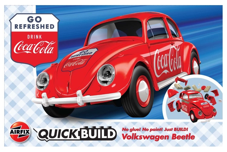  Airfix J6048 Quickbuild Coca-Cola VW Beetle Package