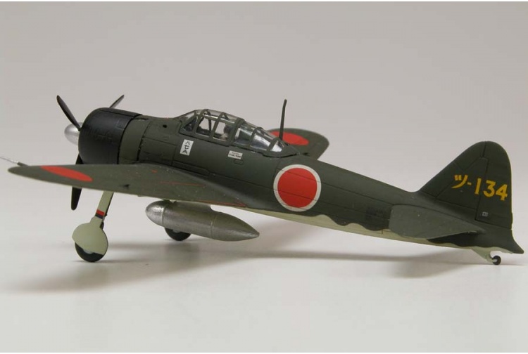 Airfix A01005 Mitsubishi A6M2b Zero 1:72 Scale Model Plane Kit assembled