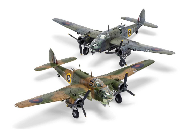 Airfix A04021 Bristol Beaufort Mk.1 1:72 Scale Model Aircraft Kit assembled and painted