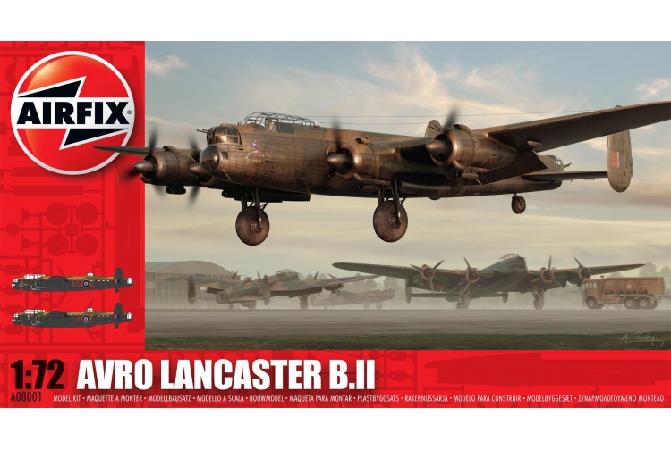 Airfix A08001 Avro Lancaster B.II 1:72 Scale Plastic Kit Box