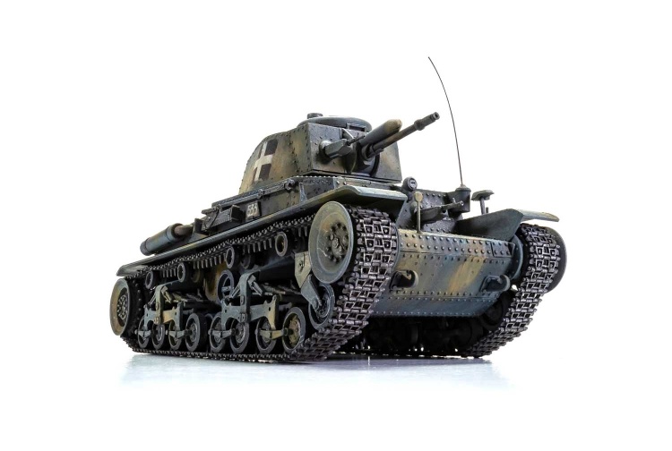 Airfix A1362 German Light Tank Pz.Kpfw.35(t) assembled model