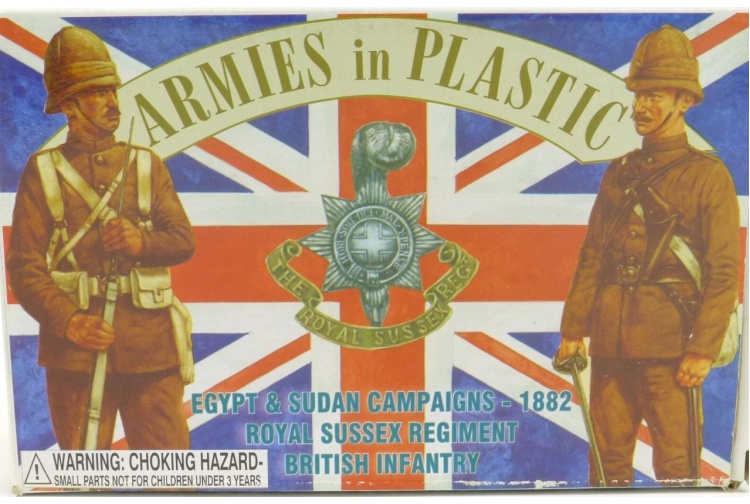Armies In Plastic 5447 1/32 Scale Royal Sussex Regiment British Infantry