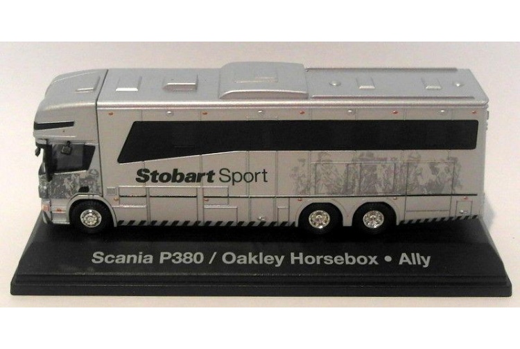 Atlas Editions 4649111 Scania P380 Horsebox "Eddie Stobart - Stobart Sport"