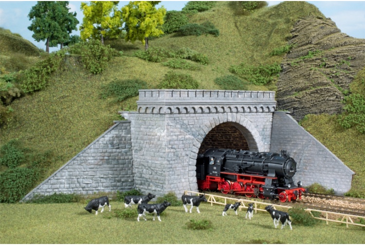 Auhagen 11343 2 Double Track Tunnel Portals