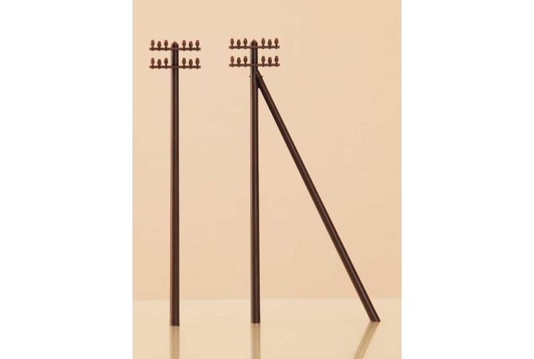 auhagen-44-600-telegraph-poles-n-gauge-6-pack